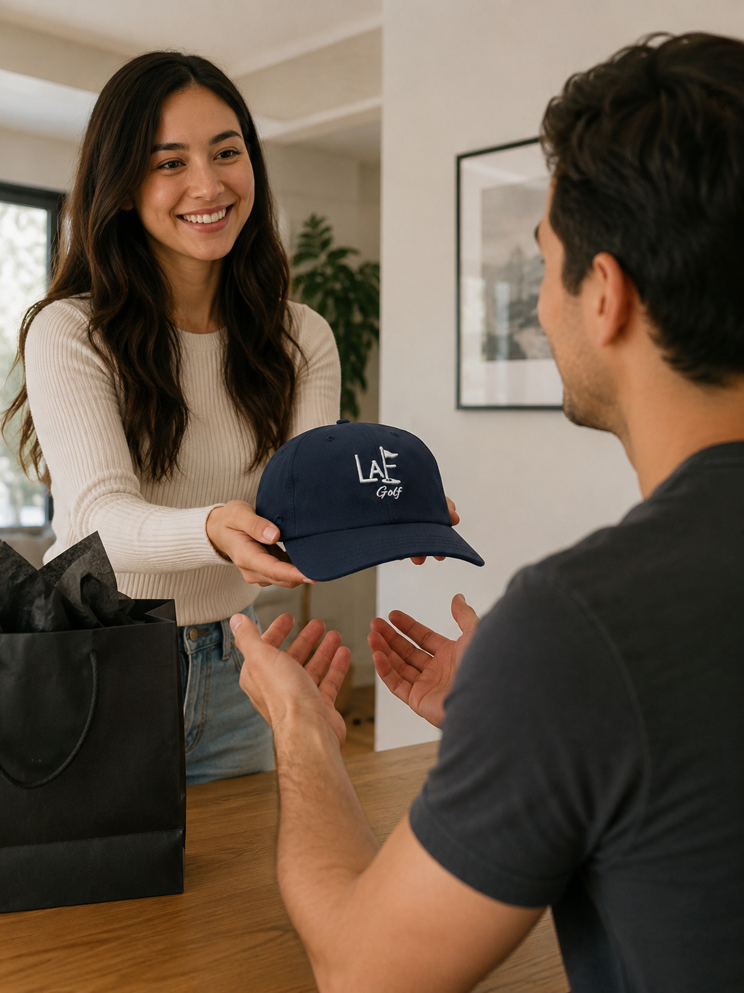LAF Golf tritech curve bill Hat